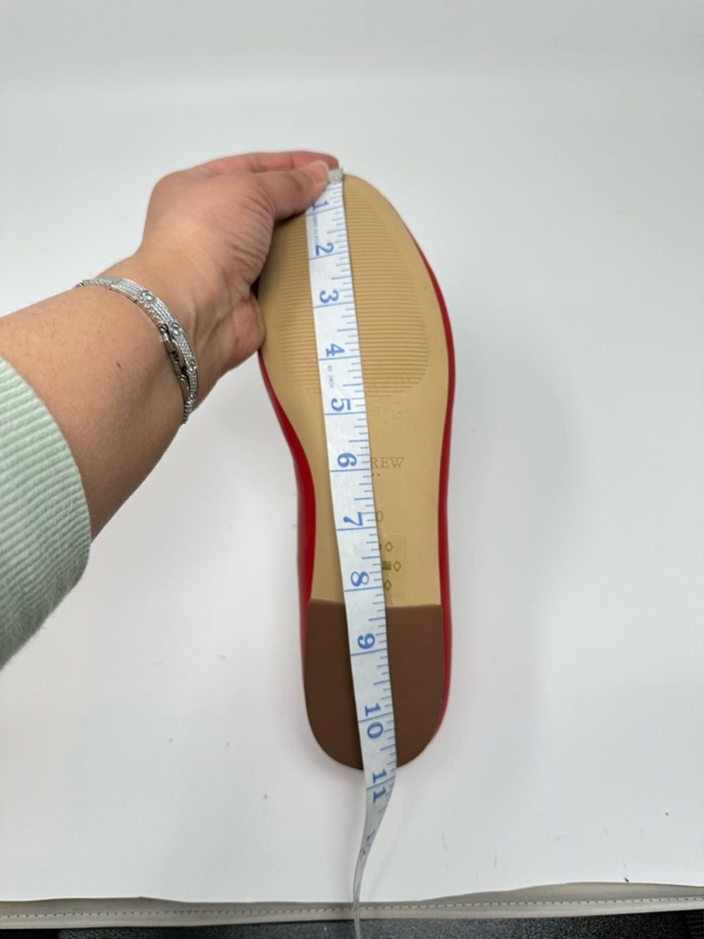 New J.Crew Andi Ballet Flats In Leather Women's 10 - Picture 11 of 13